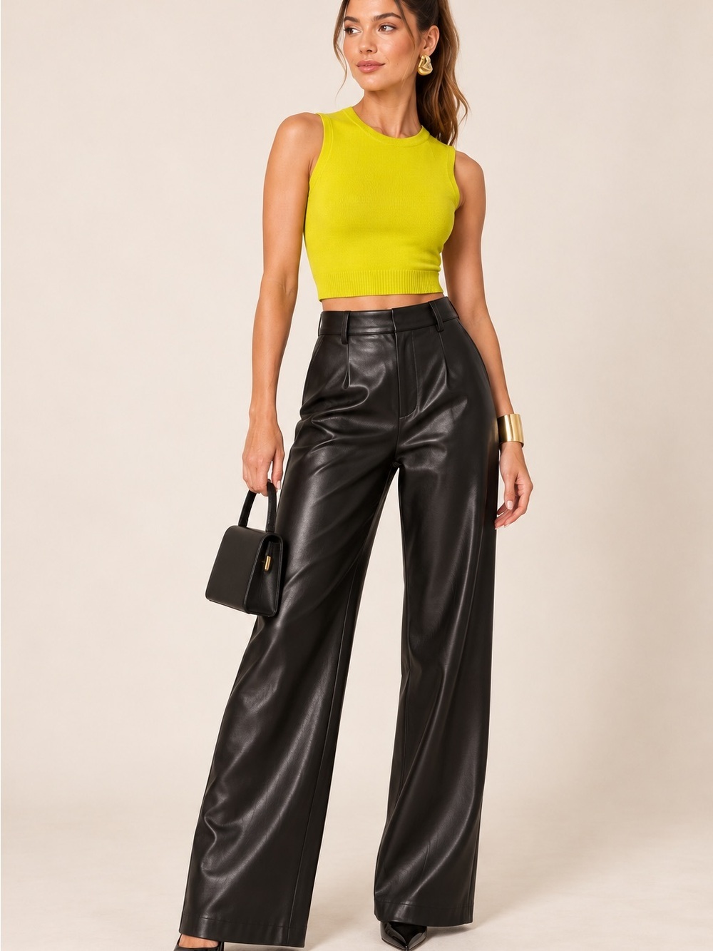 Rag & Bone Neon Yellow Sleeveless Knit Top Size XXS